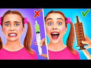GOOD VS BAD DOCTOR 💊 Fun Moments & Crazy Life Hacks When You Need Extra Care by 123GO!