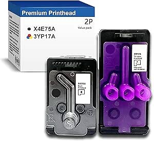 High Pages 3YP17A X4E75A Printhead Replacement for HP 660 670 700 6000 6001 7000 7001 7300 7301 7600 7602 Series Printers with Combo Printhead