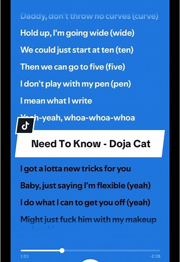 Need To Know by Doja Cat - Analyzing the Lyrics