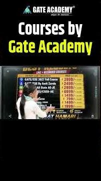 Courses By Gate Academy🔥🔥