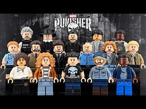 LEGO Netflix's The Punisher | How To Build All Main Characters
