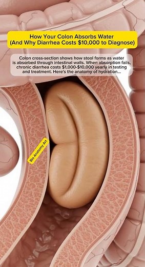 How Your Colon Absorbs Water (And Why Diarrhea Costs $10,000 to Diagnose)