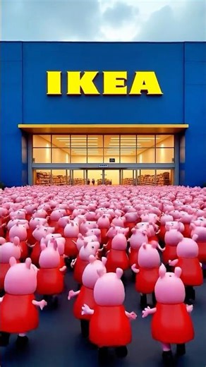 Peppa goes shopping 🛒#peppapig #shorts #viral