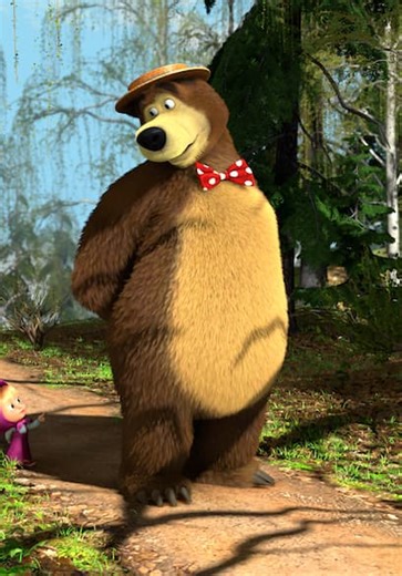 Masha and the Bear S01:E02 - Prances With Wolves / Jam Day / Springtime for Bear / Gone Fishing