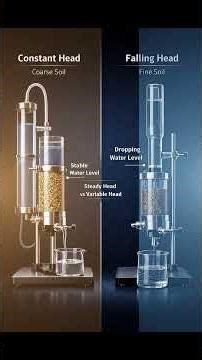 👉 Permeability Test Explained 🔥 Constant vs Falling Head | Civil Engineering