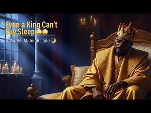 “The King Who Couldn’t Sleep 😴 | Swahili Midnight Folktale”-with Moral Lesson | Folktales Hub Africa