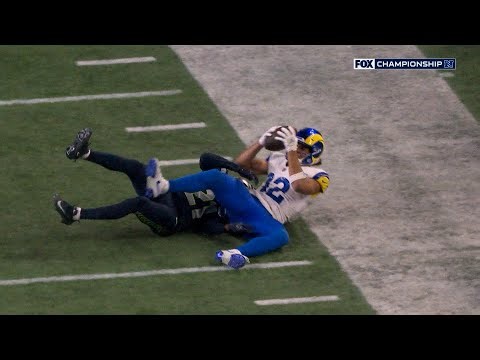 Puka Nacua is ruled down on Rams' final play, Seahawks win NFC Championship 🏆 NFL on FOX