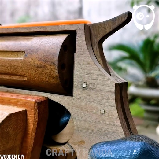 104K views · 572 reactions | How to make a powerful revolver from wood Partner: Wooden DIY YT: https://www.youtube.com/channel/UCSykXTqK41kaIoO810pm9WQ | Crafty School | Facebook