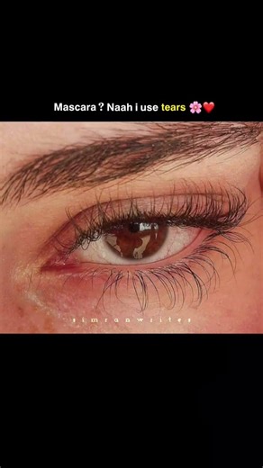 I use tears as mascara 🌸❤🩹 #aesthetic #sadstatus #love #relatable #new #song #feeling #fyp #sadsong