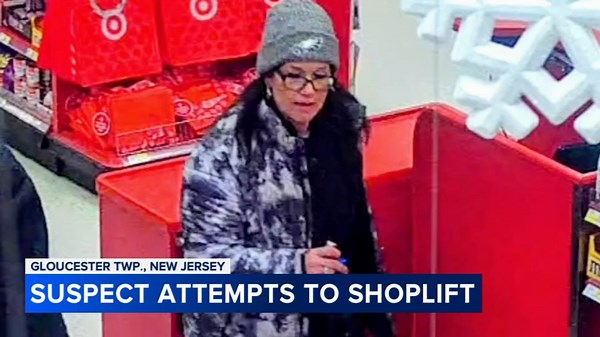 Woman caught on surveillance trying to steal $500 in merch from Target in Gloucester Twp., New Jersey