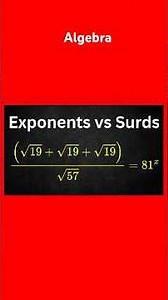 (√19 + √19 + √19)/√57 = 81x