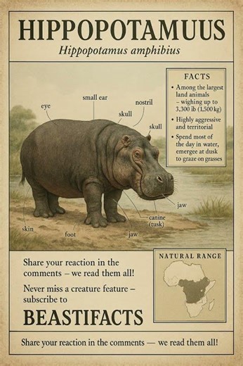 #Hippo #Wildlife #Animal #Nature #Africa