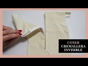 CÓMO COSER CREMALLERA INVISIBLE