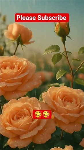 🌹 Beautiful Orange Roses in Bloom | Nature Short Video | #flowers #roses #beauty