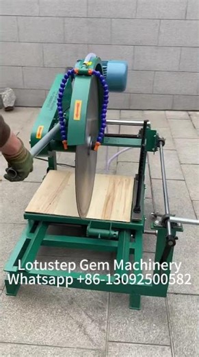32'' rock drop saw sending in Canada #jadestonecuttingmachine #32''stonedropsaw #32''rockdropsaw