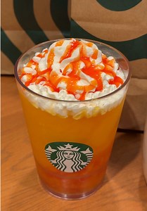 ぎゅぎゅっとオレンジ＆マンゴーフラペチーノ｜スタバ新作レビュー