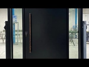 Metal Pivot Door ( Modern Door ) Custom Made by Rhino Steel Windows and Doors