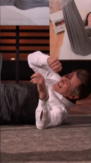 Robert Injures Himself During Hug Sleep's Demonstration | Shark Tank US | #shorts
