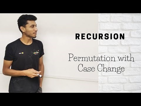 Permutation with Case Change | Recursion