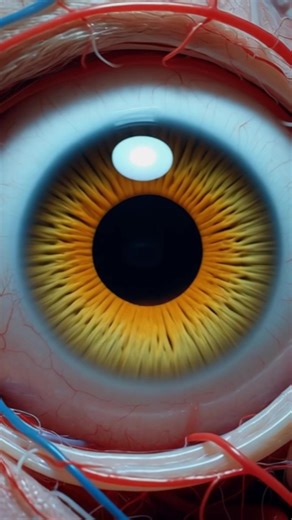 ‏Human eyes 3d #HumanAnatomy #3dmedico