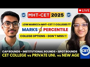 MHT-CET 2025 | College OPTIONS | Marks vs Percentile ✅ MHT CET 2025 Result Date | Answer Key 2025