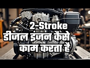 two stroke diesel engine working, two stroke diesel engine in hindi, two stroke diesel engine