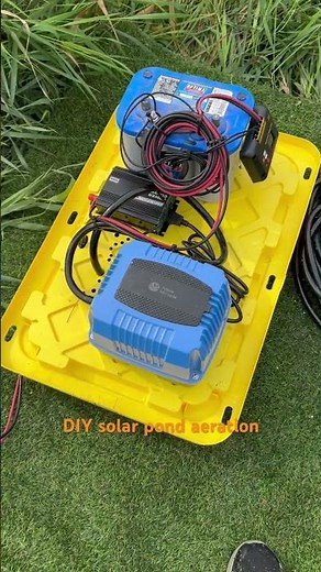 DIY solar pond aeration