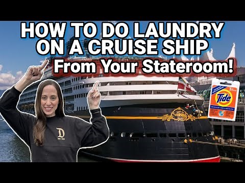 HOW TO DO LAUNDRY FROM YOUR STATEROOM | How to Use Tide Sink Packets | How to Do Laundry on a Cruise