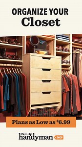 Prep your closet for your new wardrobe w/ this Project Plan! | Family Handyman
