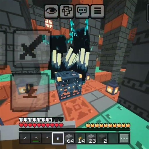 mojang please Nerf the trail chamber...#minecraft #minecraftshorts #meme#minecraftmemes