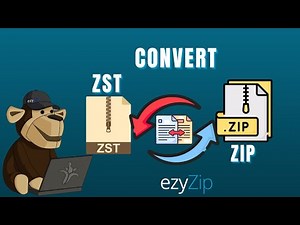 📦 How to Convert ZST to ZIP Online Free | No Software Installation Required