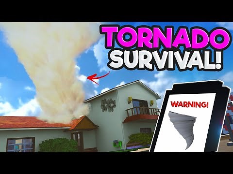 Surviving an F5 TORNADO in an Underground Bunker in Teardown Mods!