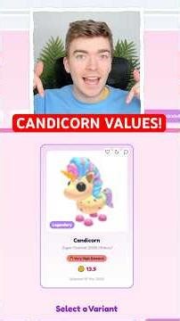 Adopt Me Candicorn Pet Values! #adoptme #adoptmetrades #roblox #shorts