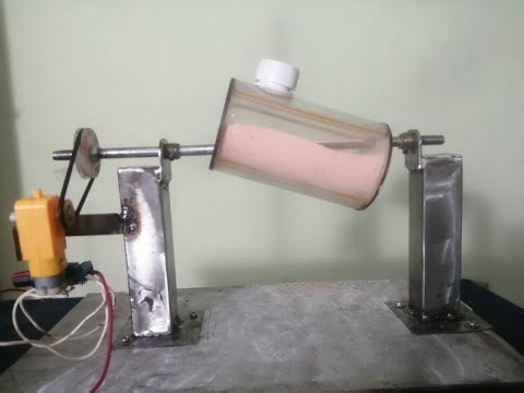 DIY Tilting Drum Powder Mixer | Part 1 | Design, Working Principle & Fabrication