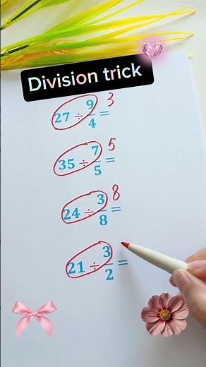 Master this easy division trick to solve math problems in seconds! 🧠✨ #math #hacks #quickmath