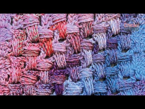 How to Crochet Corner to Corner Basketweave Stitch C2C Square or Rectangle