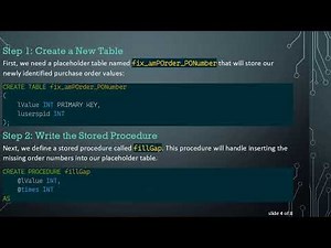 Finding Gaps in Sequential Purchase Order Numbers: A SQL Server Guide