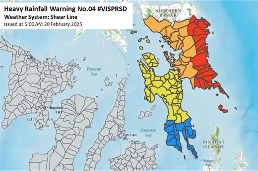 PAGASA issues red rainfall warning over Eastern Samar | ABS-CBN News