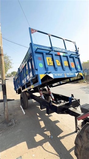 Handmade Making Process of Hydraulic Trolley🚜#trolley #shorts
