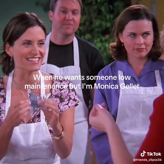 Monica Geller: The Low-Maintenance Friend Dilemma