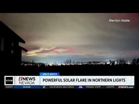 Northern Nevada skies brought a spectacular rainbow of colors