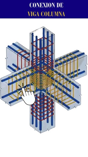 Beam-column connection #engineering #construction #architecture #engineeringtemplates