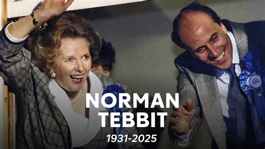 Former Tory minister Norman Tebbit dies aged 94