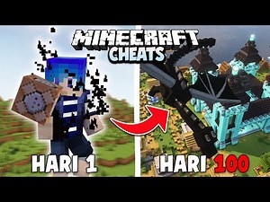 100 Days of Minecraft Using CHEAT