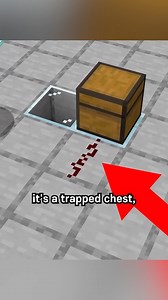 trapped chest test #minecraftbuilds #minecraftmemes #minecraft #minecraftpe #minecraftmods | Wealthy cook