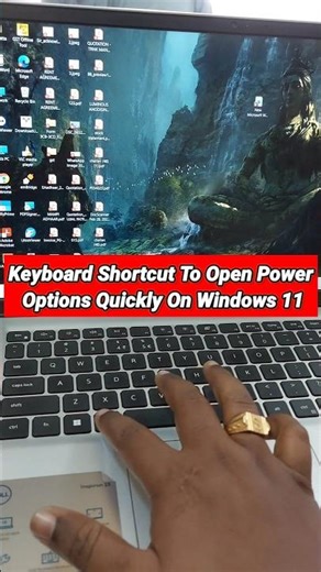 #Keyboard Shortcut To Open Power Options Quickly On #Windows11 #windows #computer #shorts