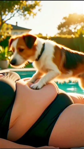 Wait for the Pro Dog Rider! 🐾🌊
