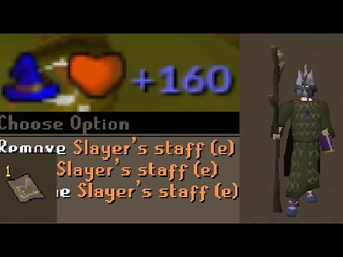 New Enchanted Slayer Staff review and (MAX HIT) test!!!
