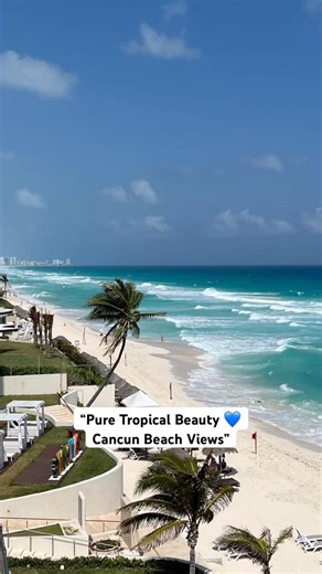 Cancun Mexico Ocean Views 🌊 | Caribbean Sea Beauty #Shorts