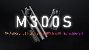 AZDOME 4K Dashcam & Rückfahrkamera WiFi GPS Sprachsteuerung